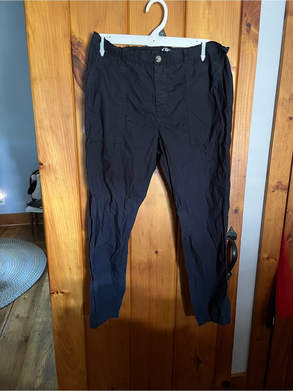 Lou & Grey Blue Cargo Pants with Utility Pockets
